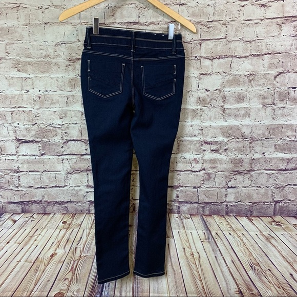 Mudd Girls Dark Wash High Rise Denim Jegging - Picture 5 of 9